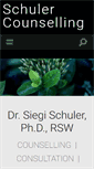 Mobile Screenshot of drschulercounselling.com